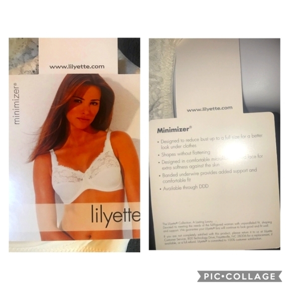 NWT 2 MINIMIZER Lilyette Lace Bras 38C - Picture 9 of 12